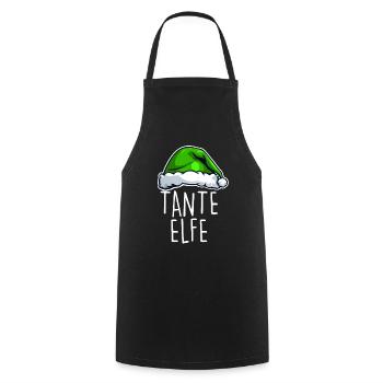 Tante Elfe - Tablier de cuisine - noir - Devant - AI Model Male 185 dark (185cm)