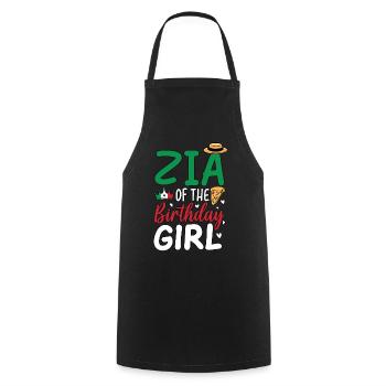 Zia Of The Birthday Girl - Cooking Apron - black - Front - AI Model Male 185 dark (185cm)