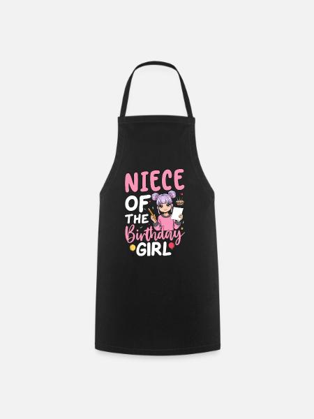 Niece Of The Birthday Girl - Forklæde - sort