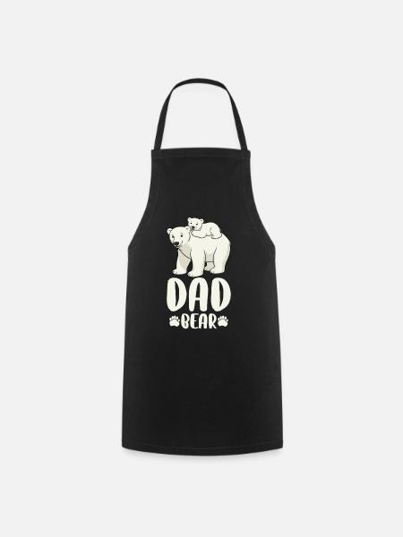 Dad Bear - Kochschürze - Schwarz