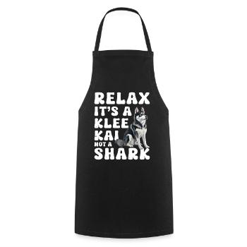 Trèfle d’Alaska Kai - Tablier de cuisine - noir - Devant - AI Model Male 185 dark (185cm)