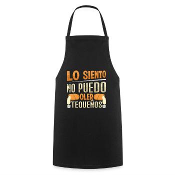 Tequenos venezolanisch - Kochschürze - Schwarz - Vorne - AI Model Male 185 dark (185cm)
