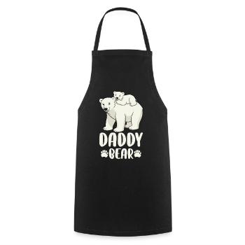 Daddy Bear - Kochschürze - Schwarz - Vorne - AI Model Male 185 dark (185cm)
