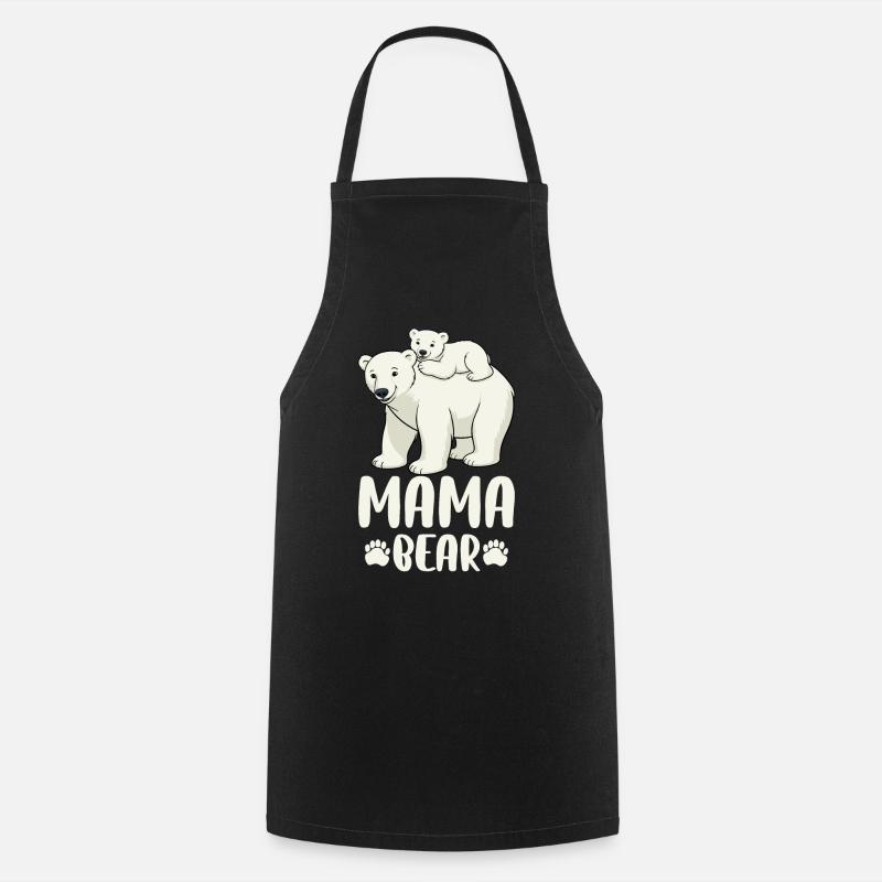 Mama Bear - Forklæde - sort