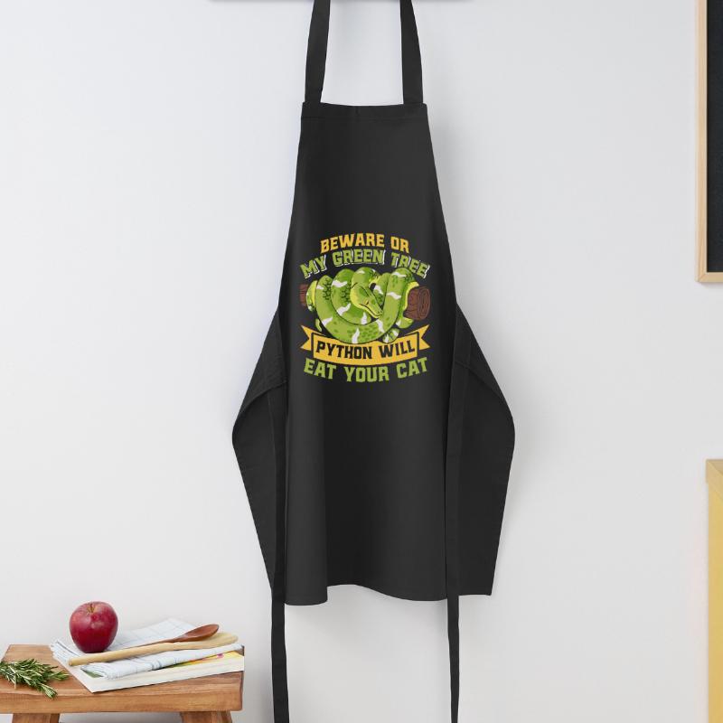 Green Tree Python Cooking Apron