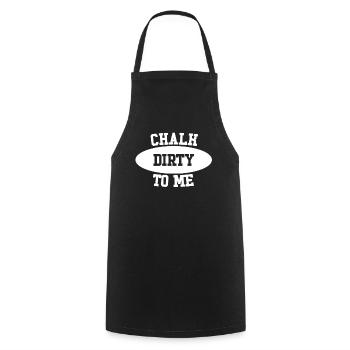 Boulderer Chalk Dirty To Me Bouldering - Tablier de cuisine - noir - Devant - AI Model Male 185 dark (185cm)