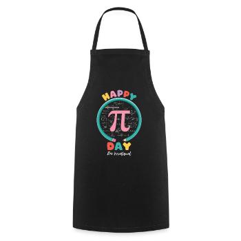 Happy Pi Day - Sei Irrational: Mathematik & Humor - Kochschürze - Schwarz - Vorne - AI Model Male 185 dark (185cm)