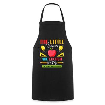 Enseignant d’intervention, Spécialiste de l’intervention - Tablier de cuisine - noir - Devant - AI Model Male 185 dark (185cm)