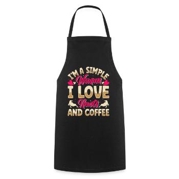 Newt - Cooking Apron - black - Front - AI Model Male 185 dark (185cm)