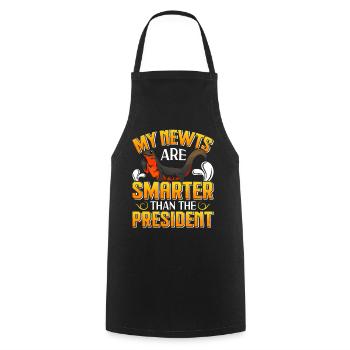 Newt - Cooking Apron - black - Front - AI Model Male 185 dark (185cm)