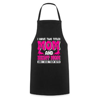 Newt - Cooking Apron - black - Front - AI Model Male 185 dark (185cm)