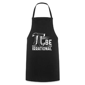 Pi Day Pi Irrational - Cooking Apron - black - Front - AI Model Male 185 dark (185cm)