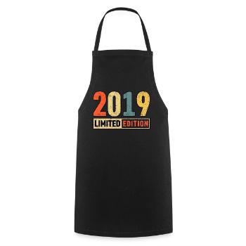 Edition Limitée 2019 - Tablier de cuisine - noir - Devant - AI Model Male 185 dark (185cm)