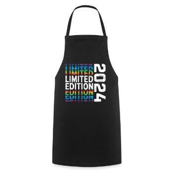 Édition limitée 2024 - Tablier de cuisine - noir - Devant - AI Model Male 185 dark (185cm)