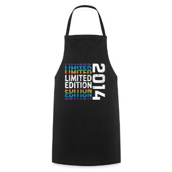 Limited Edition 2014 - Cooking Apron - black - Front - AI Model Male 185 dark (185cm)