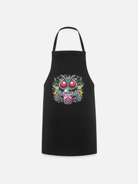 Mothman Bubble Tea - Kochschürze - Schwarz