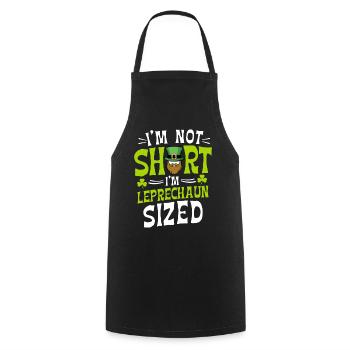 Je ne suis pas petit, j’ai la taille d’un lutin - Tablier de cuisine - noir - Devant - AI Model Male 185 dark (185cm)