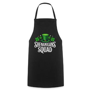 Shenanigans Squad - Cooking Apron - black - Front - AI Model Male 185 dark (185cm)