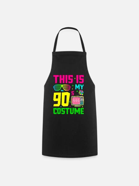 This Is My 90s Costume - Kochschürze - Schwarz