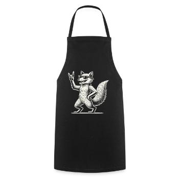 Musique Rock Heavy Metal Festival Fuchs - Tablier de cuisine - noir - Devant - AI Model Male 185 dark (185cm)