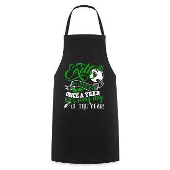 Earth Day Earth Day Every Day - Cooking Apron - black - Front - AI Model Male 185 dark (185cm)