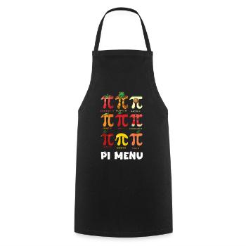 Pi Menü Tag: Entdecke Fruchtige Pi Day Vielfalt - Kochschürze - Schwarz - Vorne - AI Model Male 185 dark (185cm)