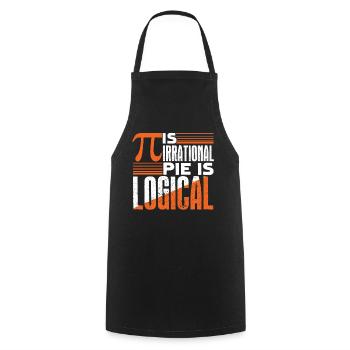 Pi Day Pi Is Irrational - Cooking Apron - black - Front - AI Model Male 185 dark (185cm)