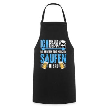 Bräutigam T-Shirt Junggesellenabschied Männer JGA - Kochschürze - Schwarz - Vorne - AI Model Male 185 dark (185cm)