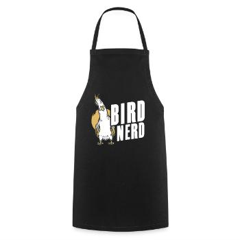 Bird Watching Cute Bird Lover - Cooking Apron - black - Front - AI Model Male 185 dark (185cm)