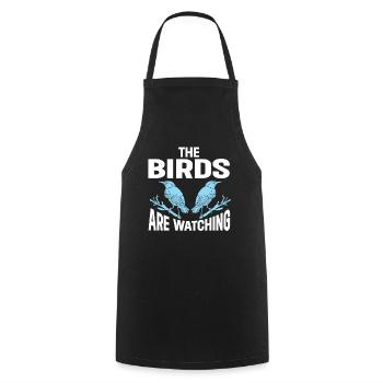 Bird Watching Cute Bird Lover - Kochschürze - Schwarz - Vorne - AI Model Male 185 dark (185cm)