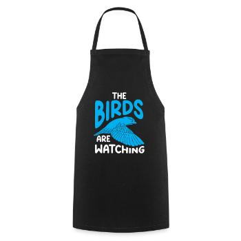 Bird Watching Cute Bird Lover - Kochschürze - Schwarz - Vorne - AI Model Male 185 dark (185cm)