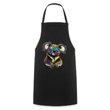 Koala Bear Australia Koala Bear Cute Koala Bears - Cooking Apron - black - Front - AI Model Male 185 dark (185cm)