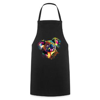 Koala Bear Australia Koala Bear Cute Koala Bears - Cooking Apron - black - Front - AI Model Male 185 dark (185cm)