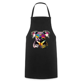 Koala Bear Australia Koala Bear Cute Koala Bears - Cooking Apron - black - Front - AI Model Male 185 dark (185cm)