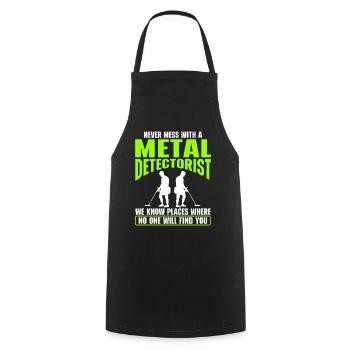 Détecteur de métaux Détection de métaux - Tablier de cuisine - noir - Devant - AI Model Male 185 dark (185cm)