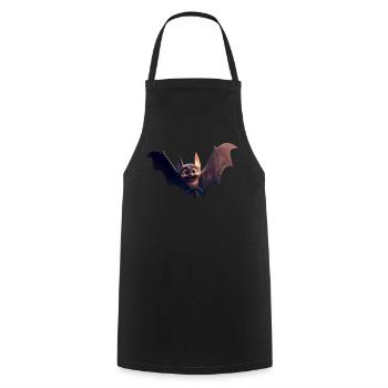 Bat Flying Fox Vampire Bat Cute Fledemice - Cooking Apron - black - Front - AI Model Male 185 dark (185cm)