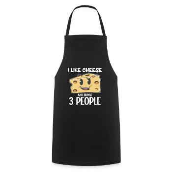 Cheese Making Cheese Lover - Kochschürze - Schwarz - Vorne - AI Model Male 185 dark (185cm)