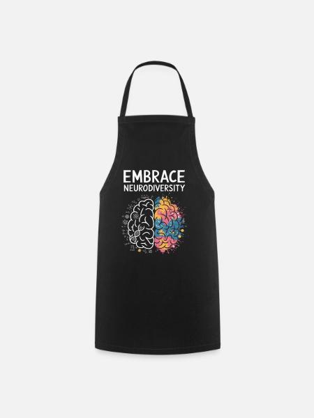 Embrace Neurodiversity Autism Awareness Men Women - Fartuch kuchenny - czarny