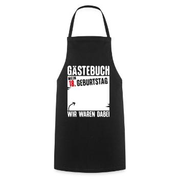 T-Shirt 18. Geburtstag Junge Lustiges Geschenk 18. - Kochschürze - Schwarz - Vorne - AI Model Male 185 dark (185cm)