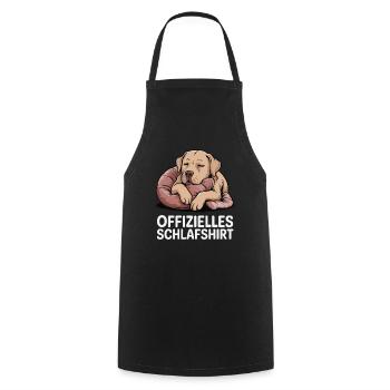 Offizielles Schlafshirt Labbi - Kochschürze - Schwarz - Vorne - AI Model Male 185 dark (185cm)