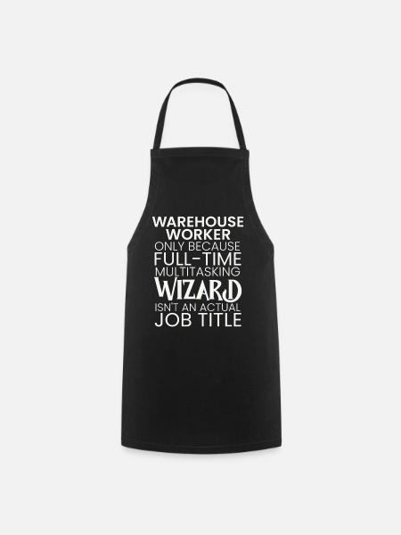 Warehouse Worker multitasking Wizard - Kochschürze - Schwarz