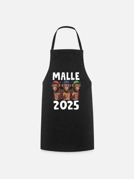 Malle 2025 - Kochschürze - Schwarz