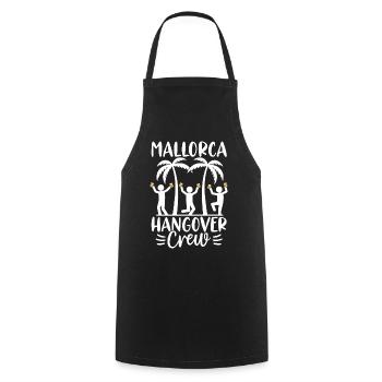 Malle Hangover Crew - Kochschürze - Schwarz - Vorne - AI Model Male 185 dark (185cm)