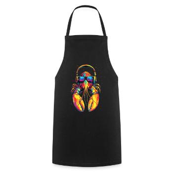 Lobster Crustaceans Large Crayfish Lobster Sweet Lobster - Cooking Apron - black - Front - AI Model Male 185 dark (185cm)