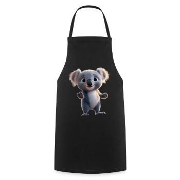 Koala Bear Australia Koala Bear Cute Koala Bears - Cooking Apron - black - Front - AI Model Male 185 dark (185cm)