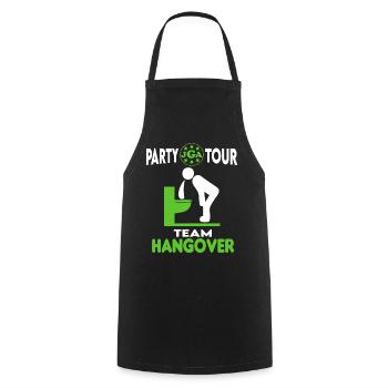 Junggesellenabschied Team Hangover Hochzeit Ringe - Kochschürze - Schwarz - Vorne - AI Model Male 185 dark (185cm)