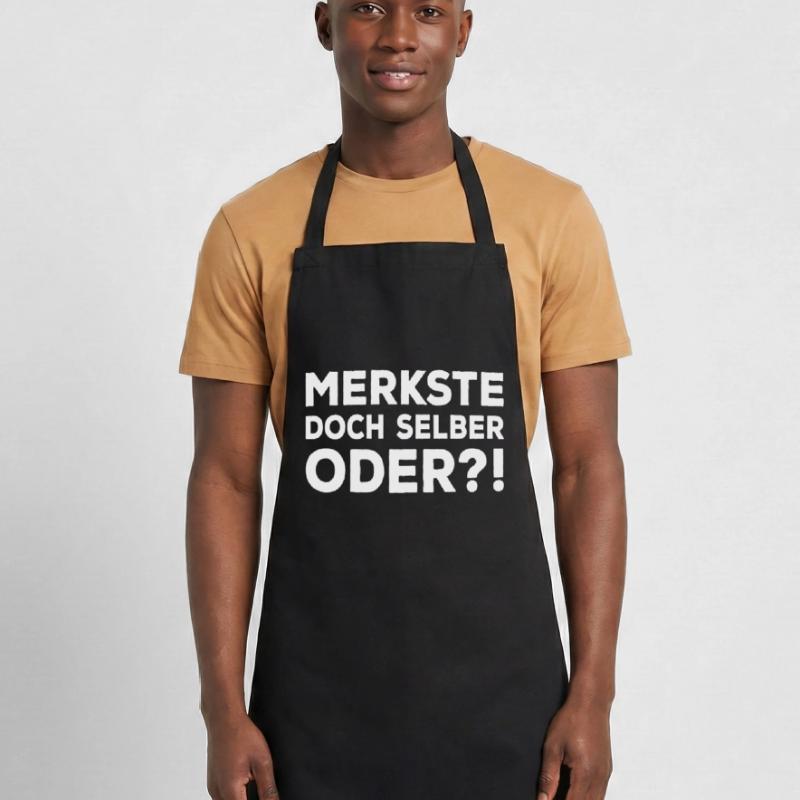 Merkste Doch Selber Oder ?! Lustiger Sarkasmus Fun Kochschürze