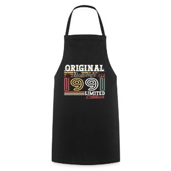 Original Oktober 1991 31. Geburtstag Geschenk Cool - Kochschürze - Schwarz - Vorne - AI Model Male 185 dark (185cm)
