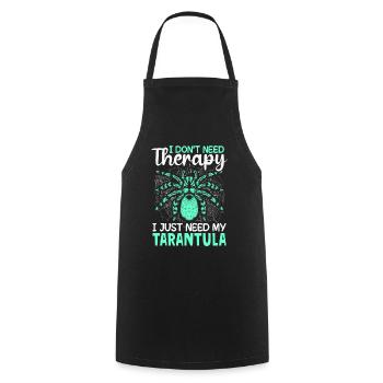 Tarantula Spiders Pet Tarantulas Collector - Cooking Apron - black - Front - AI Model Male 185 dark (185cm)