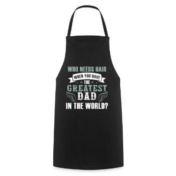 Greatest Dad - Cooking Apron - black - Front - AI Model Male 185 dark (185cm)